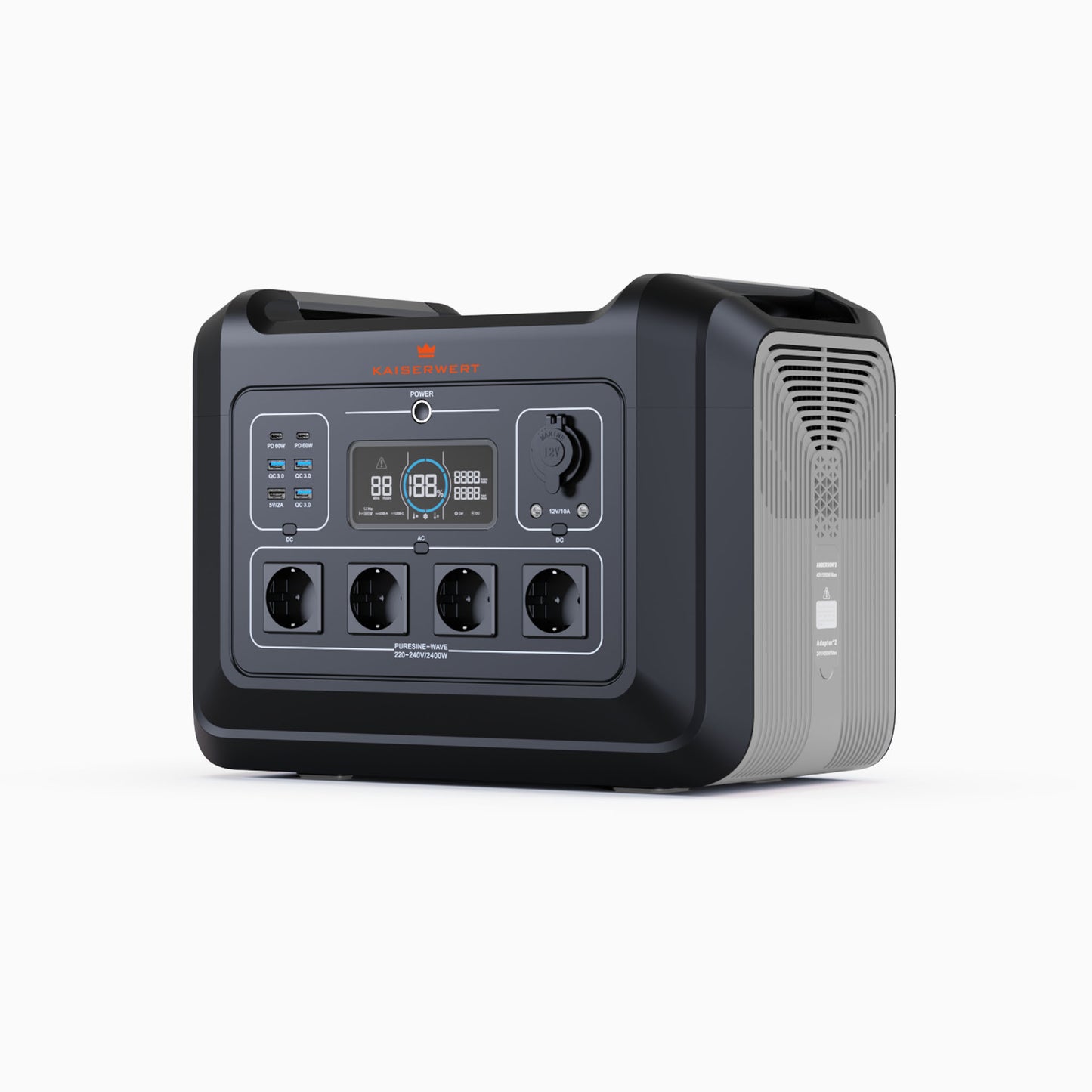 KAISERWERT Power Station 2400W (2232Wh)