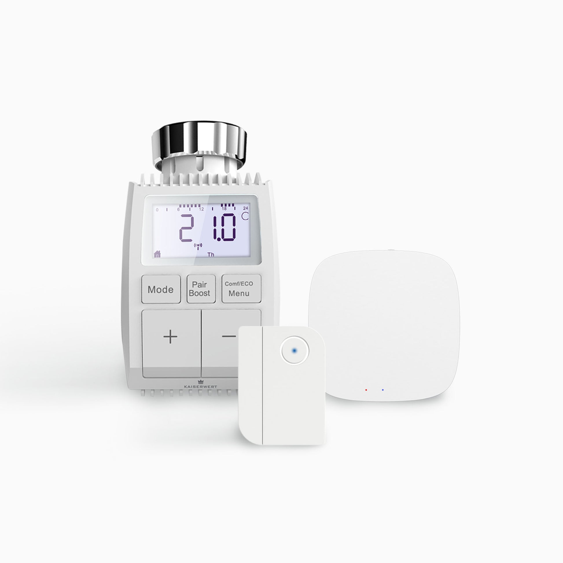 KAISERWERT smartes Heizkörperthermostat Starter Set Bild1