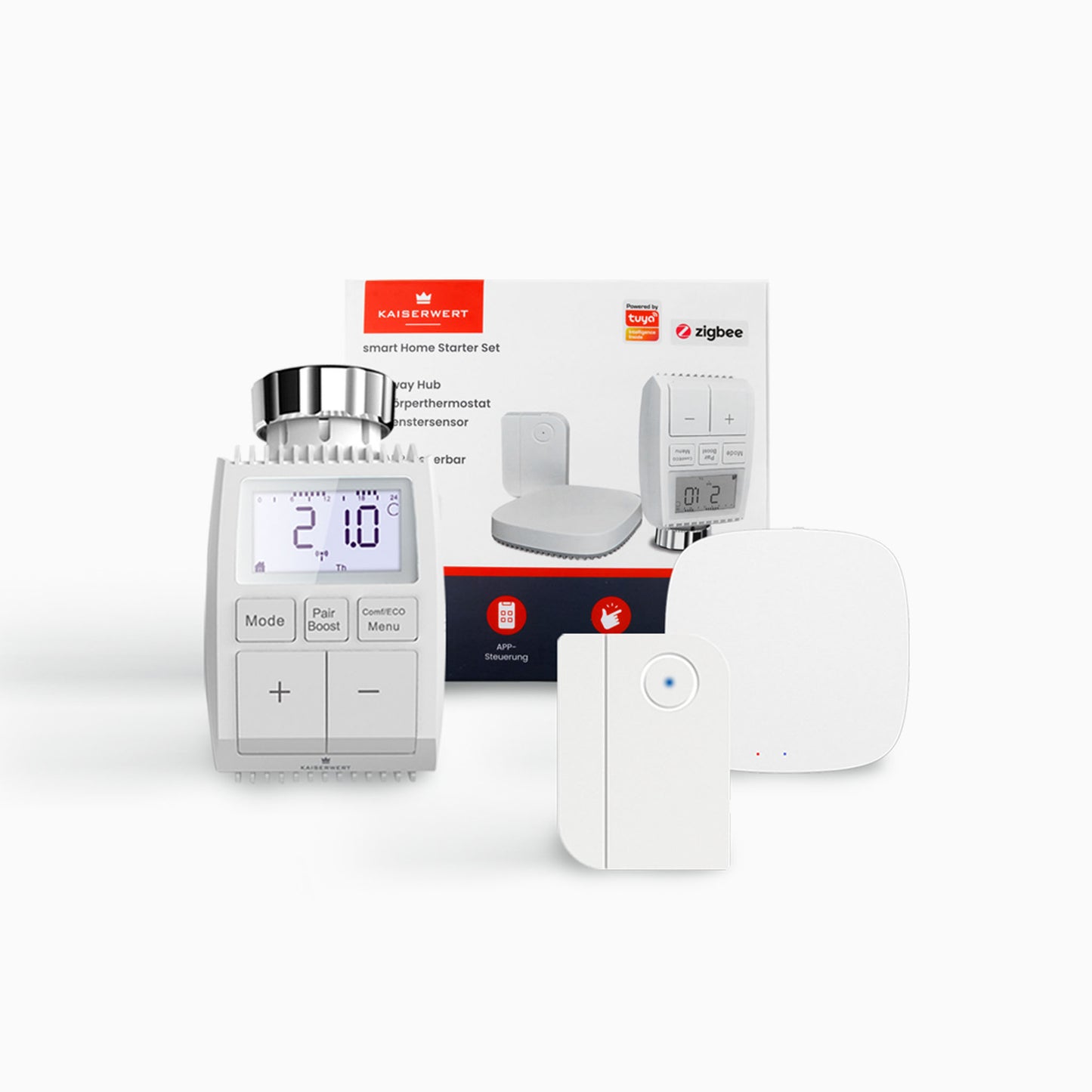 KAISERWERT smartes Heizkörperthermostat Starter Set Bild2