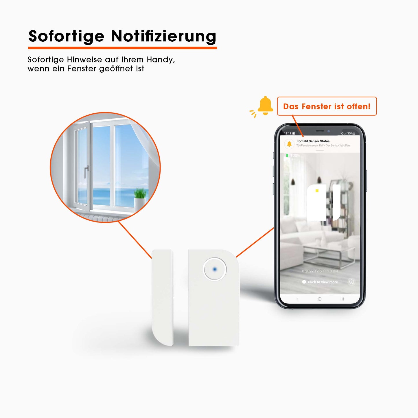 KAISERWERT Fenster/ Türsensor Bild5